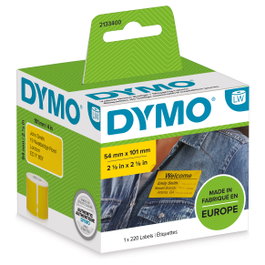 Dymo Etiquetas LabelWriter Amarillas 54 x 101 mm (220 unidades)
