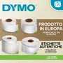 DYMO 2133400 - Etiquetas de Transferencia Térmica LabelWriter, 54x101mm (Ancho x Largo), Amarillo, Adhesivo Desmontable, 220 Unidades