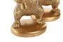 DKD Home Decor Figura de Bulldog en Resina Dorado (Surtido de 2)