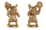 DKD Home Decor Figura de Bulldog en Resina Dorado (Surtido de 2)