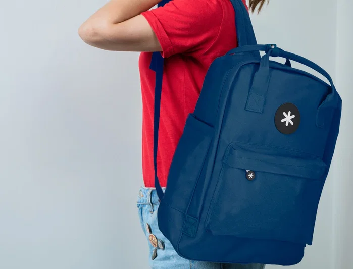 Antartik Mochila Antartik 2 asas y bolsillos exteriores azul marino
