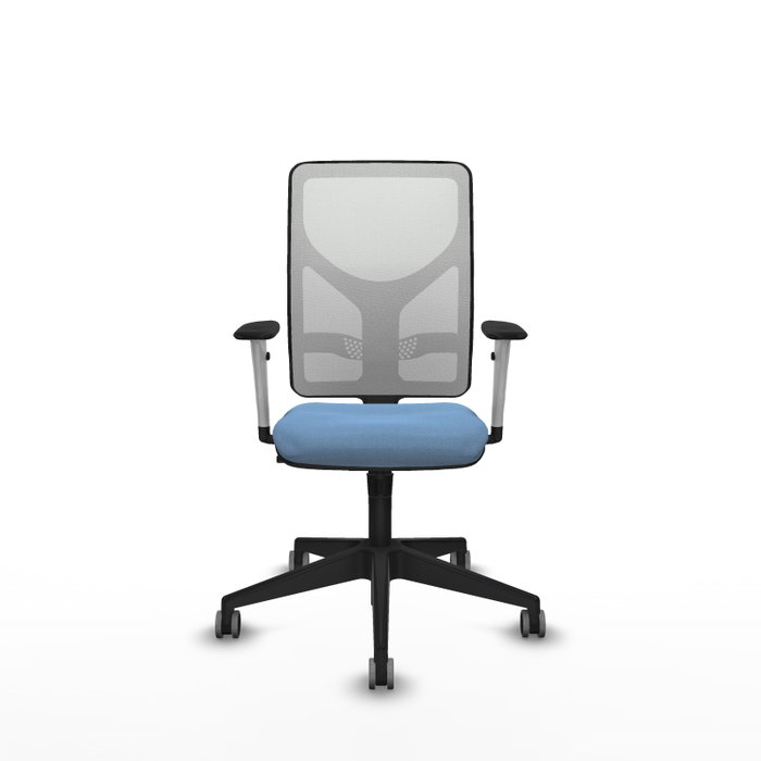 PIQUERAS Y CRESPO Silla de oficina Motilla con mecanismo Sincro, Azul cielo y Blanco PIQUERAS Y CRESPO Silla de oficina Motilla con mecanismo Sincro, Azul cielo y Blanco