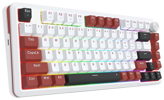 Redragon Stormhunter K721WRB-RGB Teclado Gaming Mecánico Wired Retroiluminado Blanco