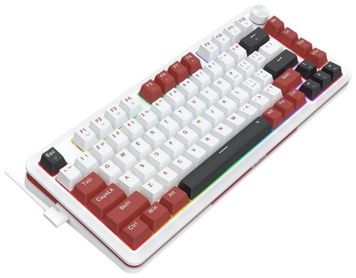 Redragon Stormhunter K721WRB-RGB Teclado Gaming Mecánico Wired Retroiluminado Blanco