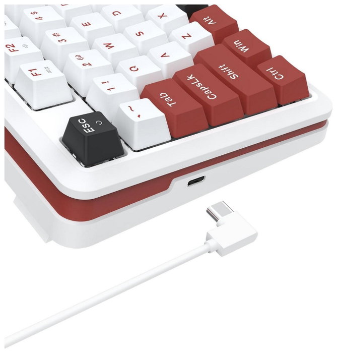 Redragon Stormhunter K721WRB-RGB Teclado Gaming Mecánico Wired Retroiluminado Blanco