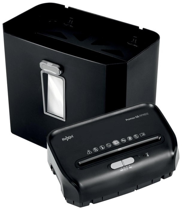 REXEL ProMax RPX612 Destructora de papel Corte cruzado Negro REXEL ProMax RPX612 Destructora de papel Corte cruzado Negro