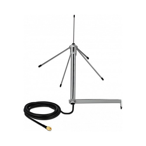 DeLOCK Antena Omnidireccional 433 MHz SMA con Cable RG-58 de 3m Plata DeLOCK Antena Omnidireccional 433 MHz SMA con Cable RG-58 de 3m Plata