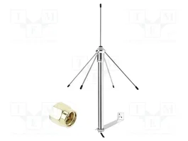 DeLOCK 12565 Antena Omnidireccional 433 MHz SMA con Cable 3m