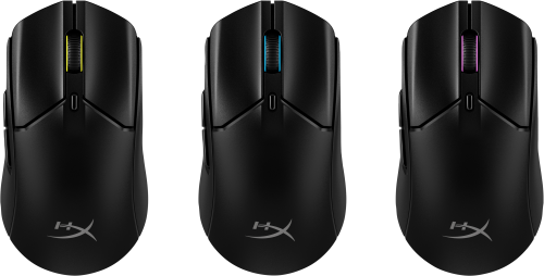 HyperX Pulsefire Haste 2 Gaming Mouse RGB, 26K DPI, Lightweight, Wireless, 100 Hrs Battery, 6 Buttons, HyperX Switches, 0.7ms, 6N0B0AA - Negro