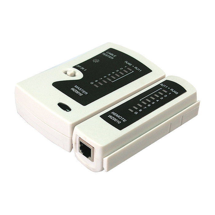 LogiLink Probador de cables RJ11, RJ12 y RJ45 con unidad remota