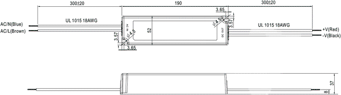 MEAN WELL LPC-100-2100 Alimentador LED 100,8W 24-48VDC 2100mA