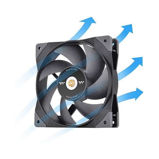 Thermaltake SWAFAN GT12 ventilador de refrigeración de 120 mm negro Thermaltake SWAFAN GT12 ventilador de refrigeración de 120 mm negro
