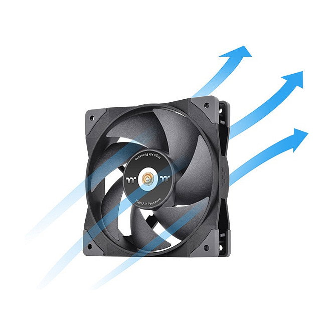 Thermaltake TT Premium Edition Ventilador Refrigeración PC 120mm Negro