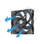 Thermaltake SWAFAN GT12 ventilador de refrigeración de 120 mm negro