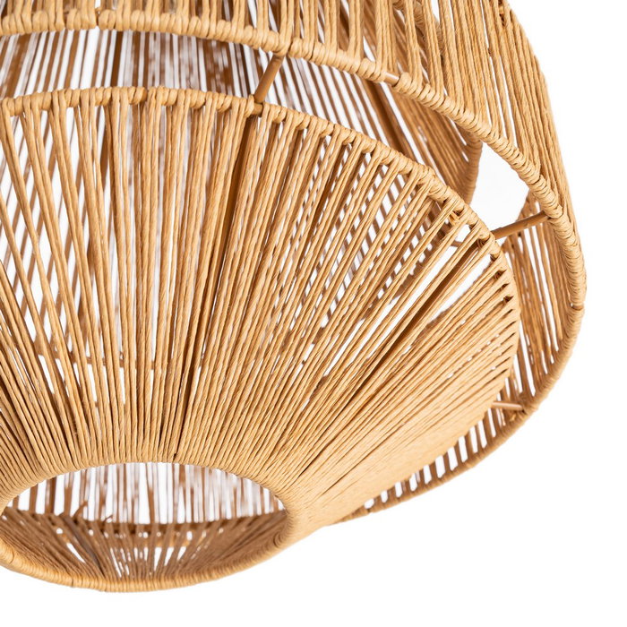 Lámpara Techo Natural Cuerda de Papel 30 X 30 X 40 cm