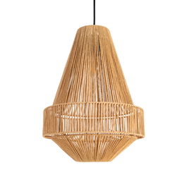 Lámpara Techo Natural Cuerda de Papel 30 X 30 X 40 cm