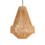 Lámpara Techo Natural Cuerda de Papel 30 X 30 X 40 cm