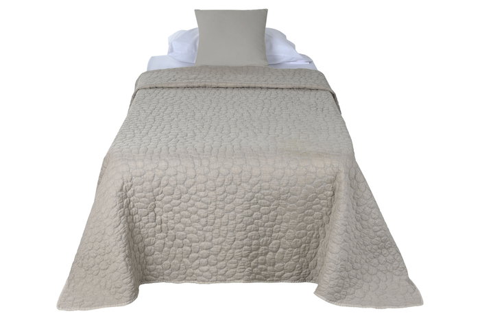 DKD Home Decor Colcha Linen Collection Beige 260 x 180 cm (2 Unidades) DKD Home Decor Colcha Linen Collection Beige 260 x 180 cm (2 Unidades)