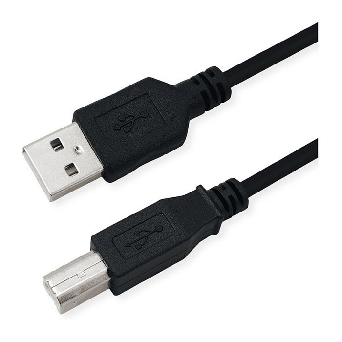 ROLINE Cable USB 2.0 Recycled Material Tipo A a Tipo B, 0,8 m, Negro ROLINE Cable USB 2.0 Recycled Material Tipo A a Tipo B, 0,8 m, Negro