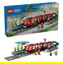 LEGO 60423 City Tranvía y Estación del Centro, Juego de Construcción, 811 Piezas, 7+ Años