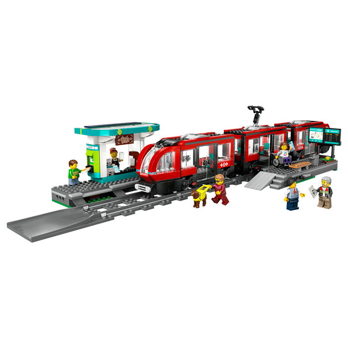LEGO 60423 City Tranvía y Estación del Centro, Juego de Construcción, 811 Piezas, 7+ Años LEGO 60423 City Tranvía y Estación del Centro, Juego de Construcción, 811 Piezas, 7+ Años