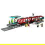 LEGO 60423 City Tranvía y Estación del Centro, Juego de Construcción, 811 Piezas, 7+ Años