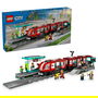 LEGO 60423 City Tranvía y Estación del Centro, Juego de Construcción, 811 Piezas, 7+ Años
