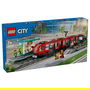 LEGO 60423 City Tranvía y Estación del Centro, Juego de Construcción, 811 Piezas, 7+ Años