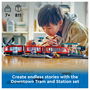 LEGO 60423 City Tranvía y Estación del Centro, Juego de Construcción, 811 Piezas, 7+ Años