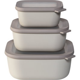 Mepal Cirqula Multi-Bowl Set 3-pcs Nordic White