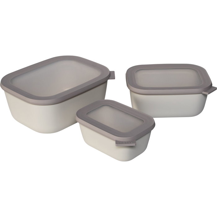 Mepal Cirqula Multi-Bowl Set 3-pcs Nordic White Mepal Cirqula Multi-Bowl Set 3-pcs Nordic White