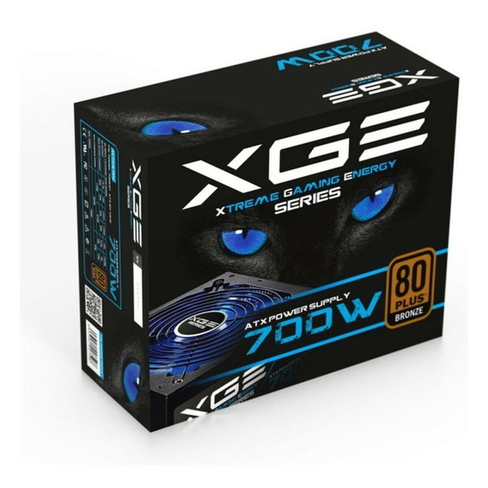 Tooq Fuente de Alimentación Gaming XGE II 700W 80 PLUS Bronze Negro