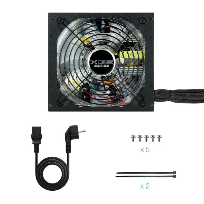 Tooq Fuente de Alimentación Gaming XGE II 700W 80 PLUS Bronze Negro