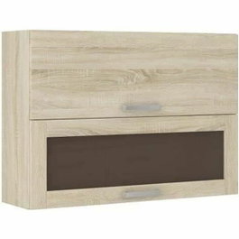 Aucune Columna acristalada LASSEN con 2 puertas basculantes - Roble Sonoma