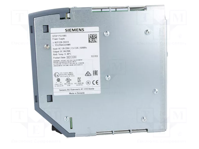 SIEMENS SITOP smart 6EP1336-2BA10 480W 24VDC 20A