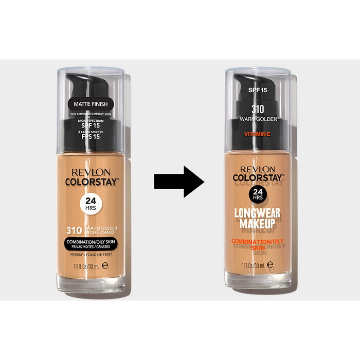 Revlon COLORSTAY Base de Maquillaje para Piel Mixta y Grasa #310-Warm Golden 30 ml Revlon COLORSTAY Base de Maquillaje para Piel Mixta y Grasa #310-Warm Golden 30 ml