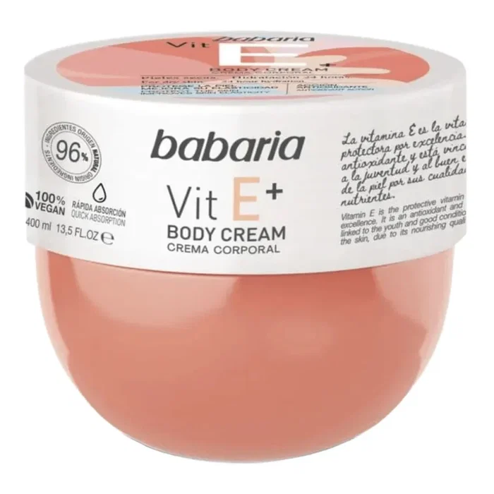 Babaria Crema Corporal Vitamina E+ 400 ml