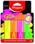 Maped Rotuladores Fluorescentes con Purpurina Colores Surtidos