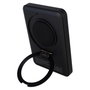 Realpower PB-5000 MAG Watch Cargador de Batería Portátil Inalámbrico de 5000 mAh, Carga Rápida 15W USB-C, Negro, Compatible con Apple Watch y Smartphones