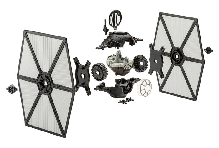 Star Wars Kit de maquetas 1/51 First Order Special Forces TIE Fighter 14 cm