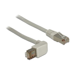 DeLOCK Cable de red RJ45 Cat.6A S/FTP 0,5 m gris