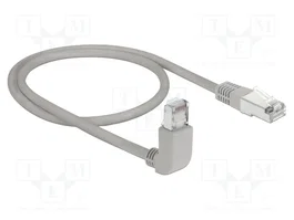 DELOCK Cable de red Patch cord Cat 6a S/FTP 0,5 m Gris