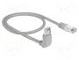 DELOCK Cable de red Patch cord Cat 6a S/FTP 0,5 m Gris