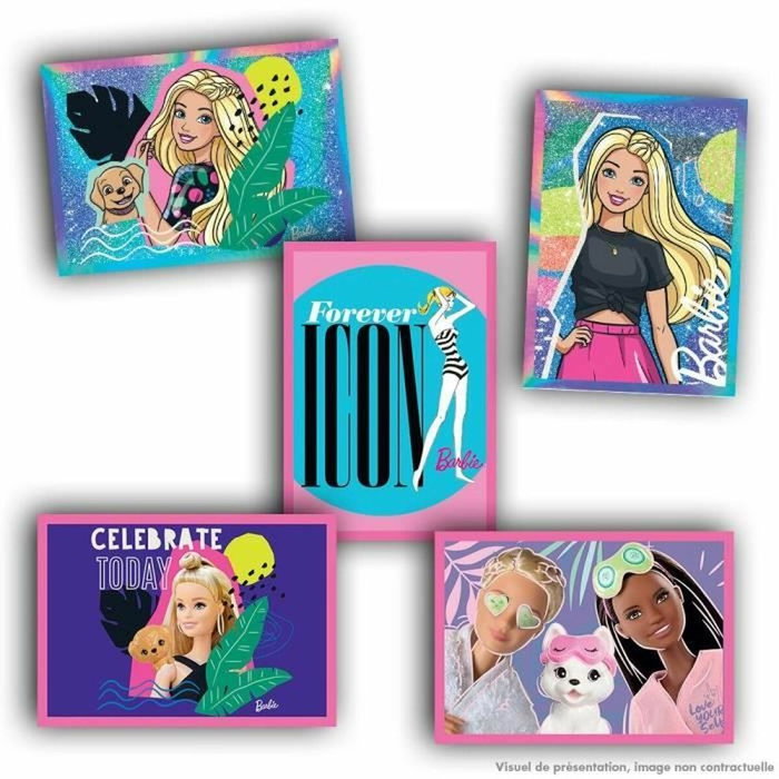Panini Caja Barbie 65 Aniversario - 36 Bolsillos, 180 Pegatinas Panini Caja Barbie 65 Aniversario - 36 Bolsillos, 180 Pegatinas