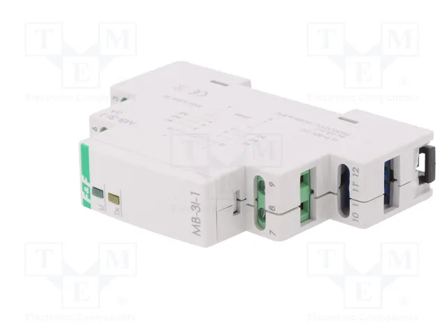 F&F Transductor de corriente para raíl DIN 0÷285VAC, 0÷400VDC