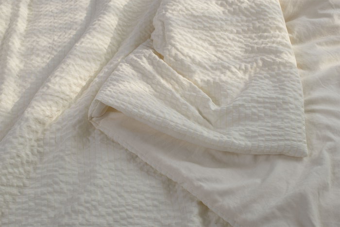 DKD Home Decor Colcha de Poliéster Blanco 230x260 cm