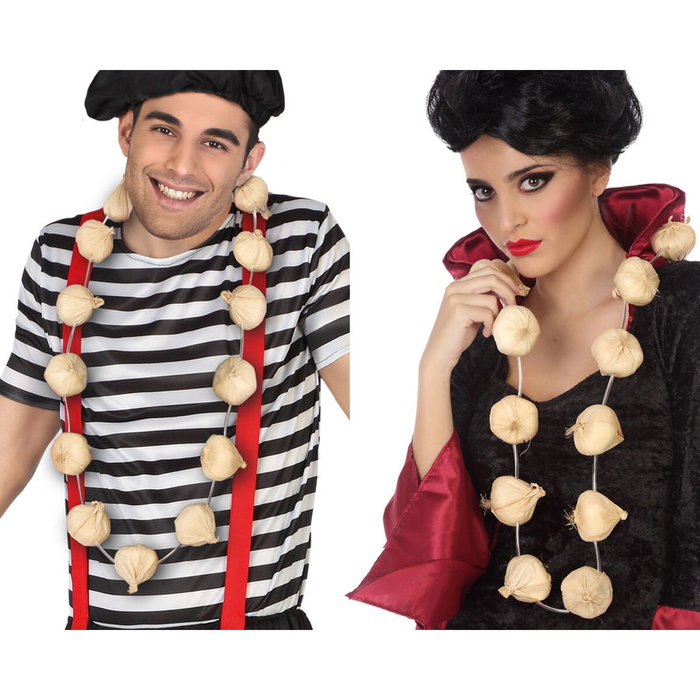 Atosa Collar de Ajos 110 cm Vampiro Francés para Adulto