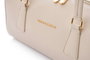 Vince Camuto Treviso Bolso de Hombro Color Crema 100% Cuero de Polivinilo Elegante y Sofisticado