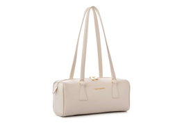 Vince Camuto Treviso Bolso de Hombro Color Crema 100% Cuero de Polivinilo Elegante y Sofisticado