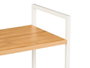 GIFTDECOR Estantería 4 Baldas Blanco-Madera